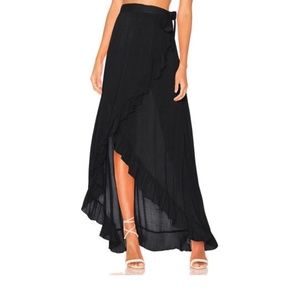 Tie Waist Wrap Skirt